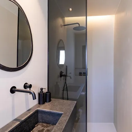 빌라 Black Villa- Cave Heated Pool Mykonos Town