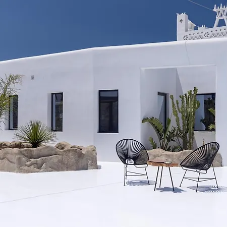 Black Villa- Cave Heated Pool 别墅 Mykonos Town