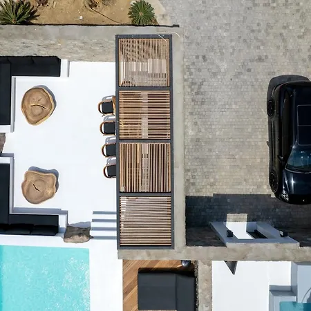 Black Villa- Cave Heated Pool 别墅 Mykonos Town